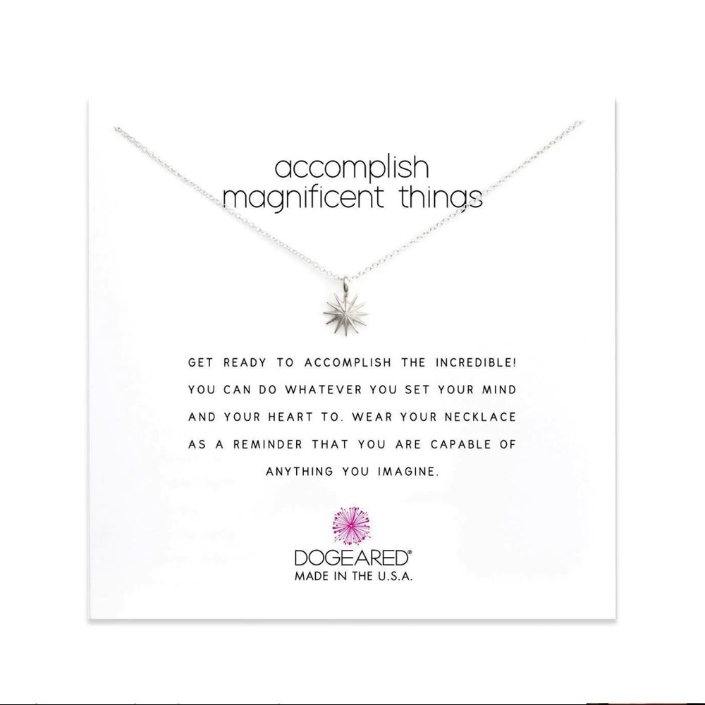 Sterling silver Dogeared necklace